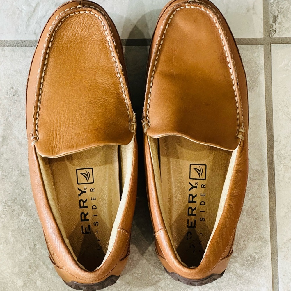 Sperry Tan Leather Loafer Size 9 
Ultra cushion comfort soft leather - Picture 3 of 5